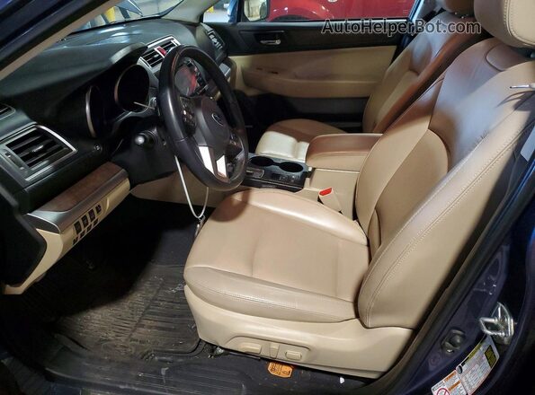 4S4BSANC6H3252062 2017 SUBARU OUTBACK Синий Вид салона спереди