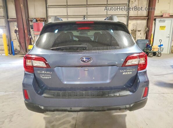 4S4BSANC6H3252062 2017 SUBARU OUTBACK Синий Вид сзади