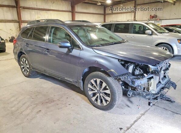 4S4BSANC6H3252062 2017 SUBARU OUTBACK Синий Передняя правая четверть
