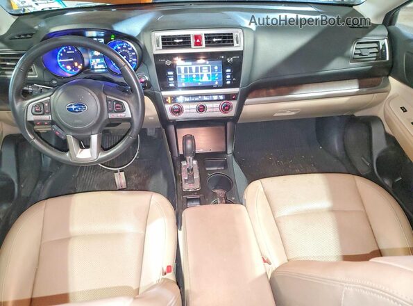 4S4BSANC6H3252062 2017 SUBARU OUTBACK Синий Вид панели приборов