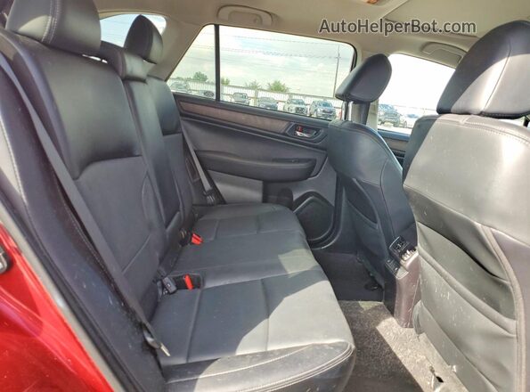 4S4BSANC6H3312759 2017 SUBARU OUTBACK Red Rear interior view