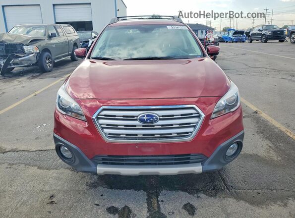4S4BSANC6H3312759 2017 SUBARU OUTBACK Red Front view