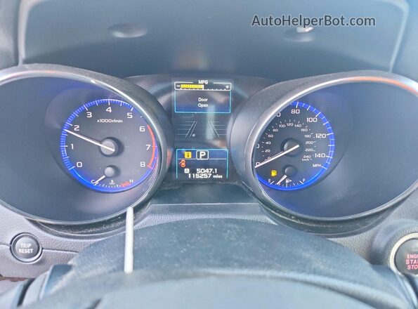 4S4BSANC6H3363100 2017 SUBARU OUTBACK Gold Սարքավորումների վահանակի տեսք