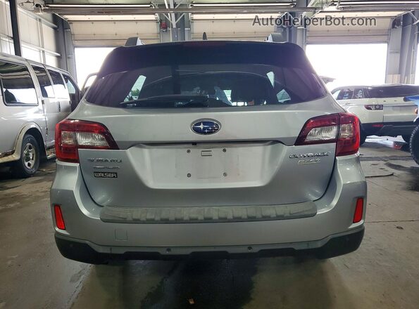 4S4BSANC6H3398204 2017 SUBARU OUTBACK Silver Вид ззаду