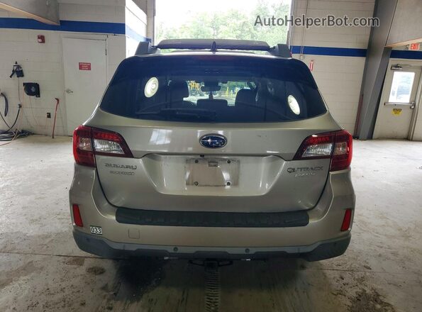 4S4BSANC6H3402820 2017 SUBARU OUTBACK Gold უკანა ხედი