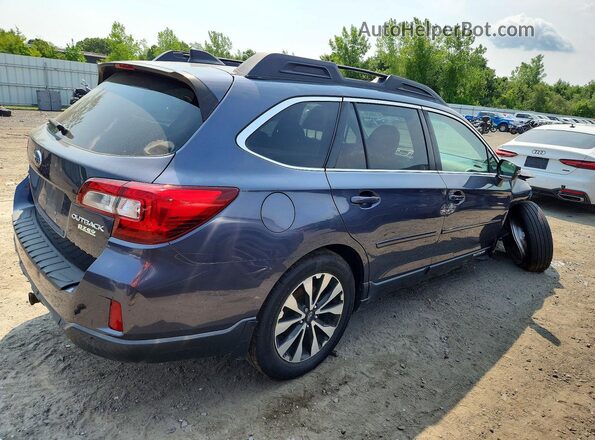 4S4BSANC6H3434411 2017 SUBARU OUTBACK Gray Trasero derecho