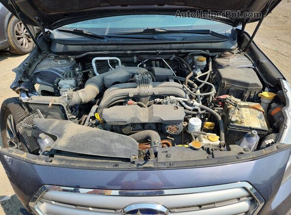 4S4BSANC6H3434411 2017 SUBARU OUTBACK Gray Vista interior trasera