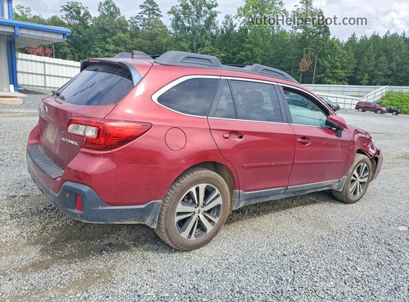 4S4BSANC6J3210108 2018 SUBARU OUTBACK Burgundy Հետևի աջ