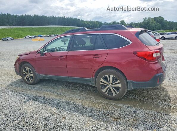 4S4BSANC6J3210108 2018 SUBARU OUTBACK Burgundy Հետևի ձախ