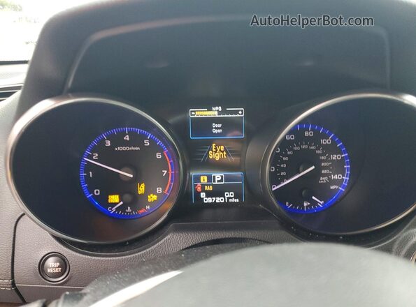 4S4BSANC6J3222940 2018 SUBARU OUTBACK Бежевый Вид щитка приборов
