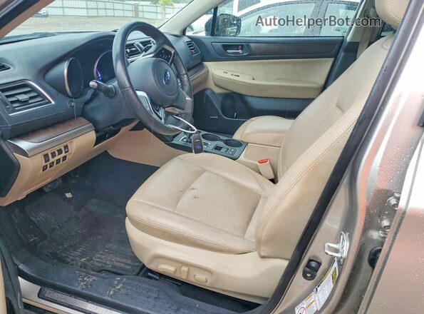 4S4BSANC6J3222940 2018 SUBARU OUTBACK Бежевый Вид салона спереди