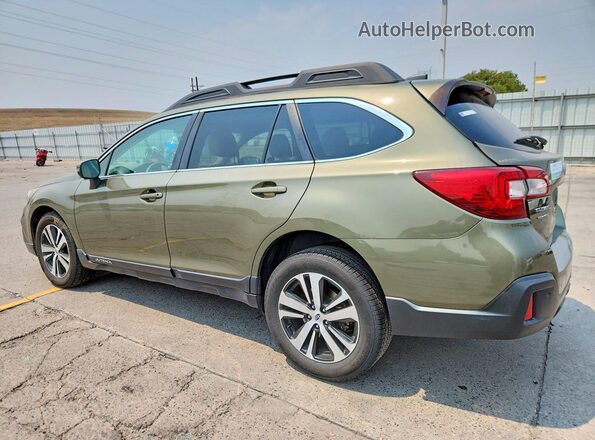 4S4BSANC6K3360186 2019 SUBARU OUTBACK Green Trasero izquierdo