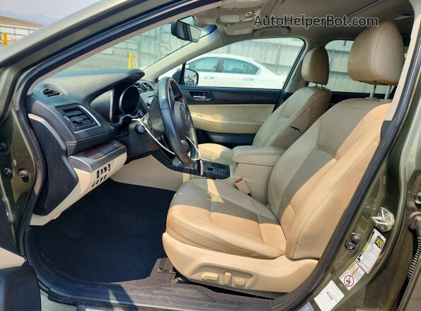 4S4BSANC6K3360186 2019 SUBARU OUTBACK Green Vista interior delantera