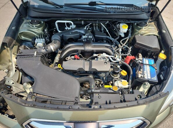 4S4BSANC6K3360186 2019 SUBARU OUTBACK Green Vista del compartimento del motor