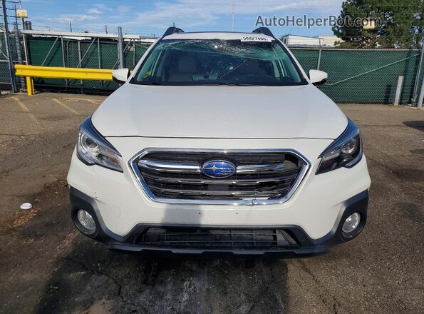 4S4BSANC6K3360298 2019 SUBARU OUTBACK Белый Вид спереди