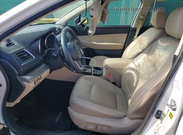 4S4BSANC6K3360298 2019 SUBARU OUTBACK Белый Вид салона спереди