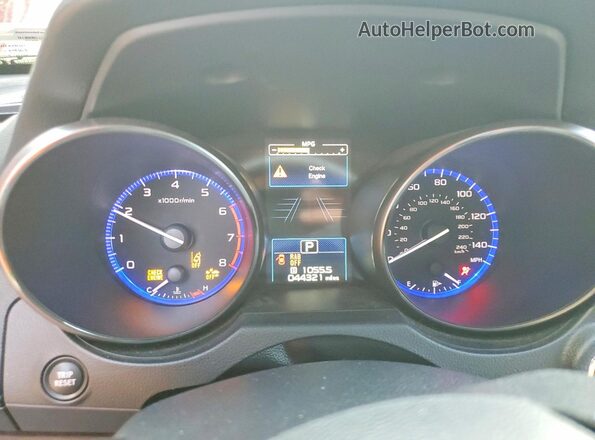 4S4BSANC6K3389638 2019 SUBARU OUTBACK Темно-бордовый Вид щитка приборов