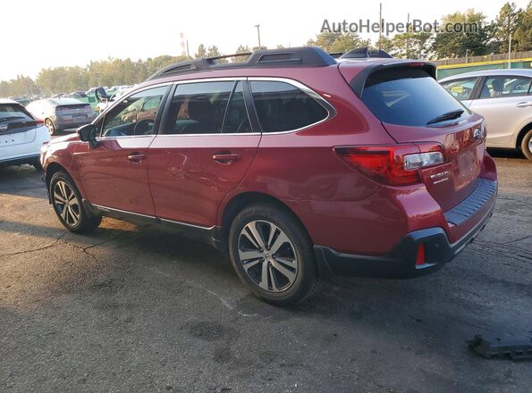 4S4BSANC6K3389638 2019 SUBARU OUTBACK Темно-бордовый Задняя левая четверть