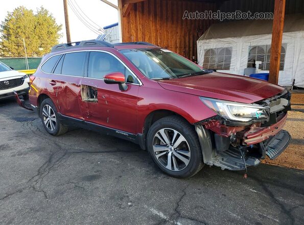 4S4BSANC6K3389638 2019 SUBARU OUTBACK Темно-бордовый Передняя правая четверть