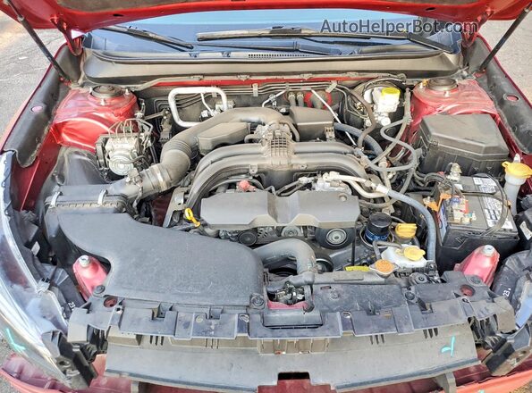 4S4BSANC6K3389638 2019 SUBARU OUTBACK Темно-бордовый Вид задней части салона