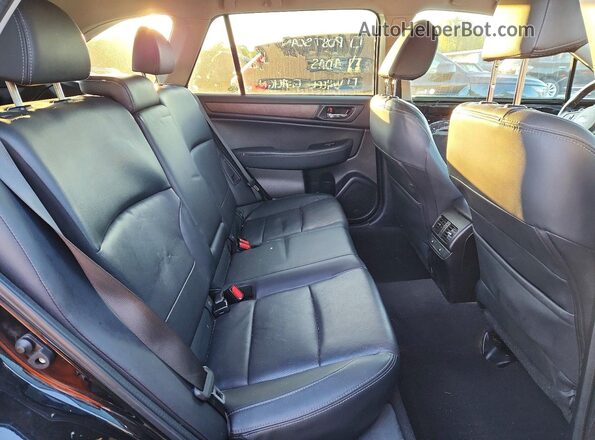 4S4BSANC7G3312445 2016 SUBARU OUTBACK Black Вид задніх сидінь