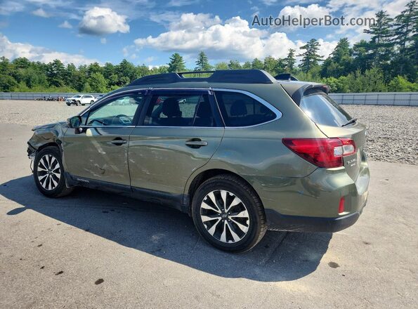 4S4BSANC7G3328905 2016 SUBARU OUTBACK Green Задня ліва чверть