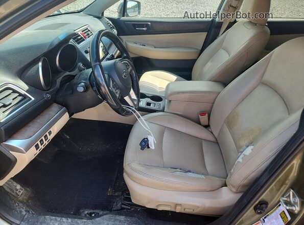 4S4BSANC7G3328905 2016 SUBARU OUTBACK Green Вид салону спереду