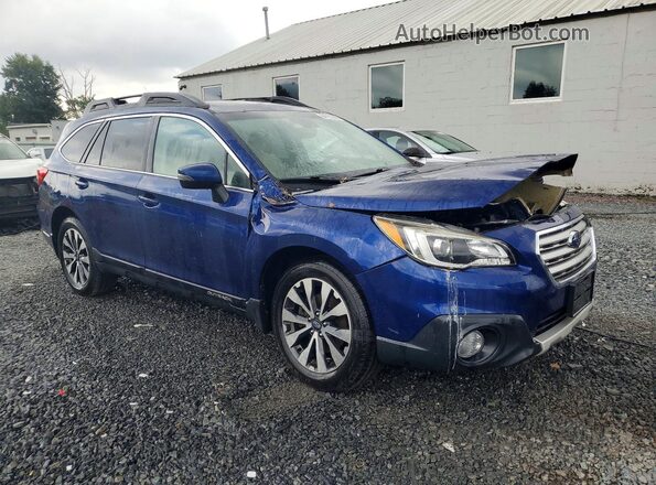 4S4BSANC7H3216056 2017 SUBARU OUTBACK Blue Przód prawy
