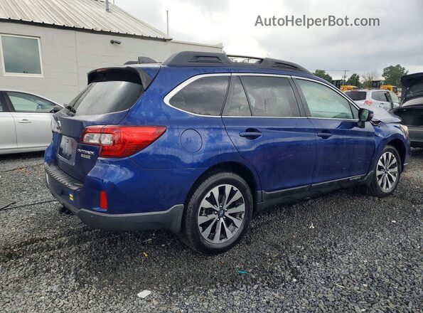 4S4BSANC7H3216056 2017 SUBARU OUTBACK Blue Tył prawy