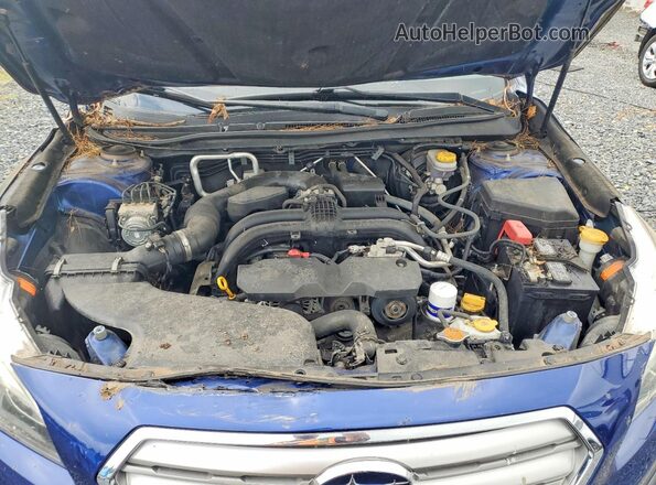 4S4BSANC7H3216056 2017 SUBARU OUTBACK Blue Widok komory silnika