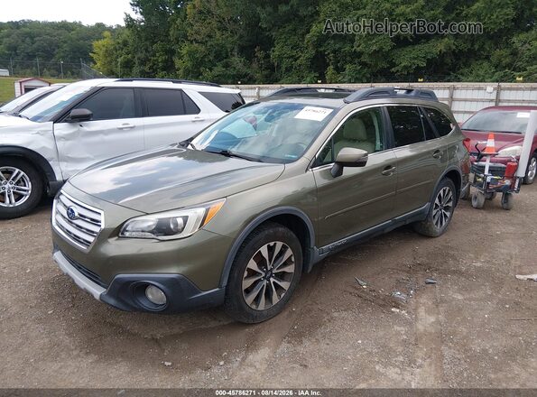 4S4BSANC7H3228188 2017 SUBARU OUTBACK Green წინა მარცხენა ხედი სამი მეოთხედიდან