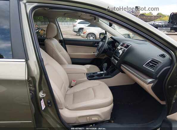 4S4BSANC7H3228188 2017 SUBARU OUTBACK Green წინა სალონის ხედი