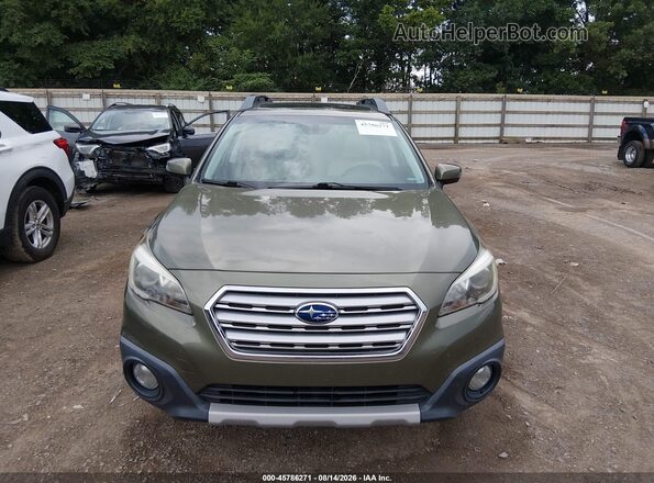4S4BSANC7H3228188 2017 SUBARU OUTBACK Green ხელსაწყოთა პანელის ხედი
