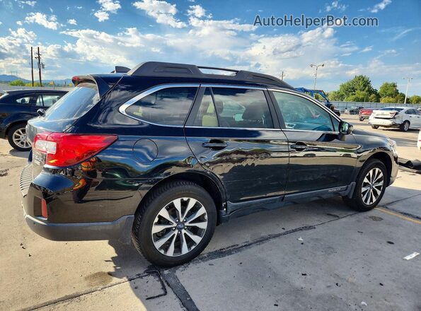 4S4BSANC7H3234587 2017 SUBARU OUTBACK Black უკანა მარჯვენა