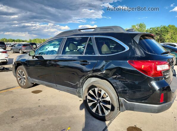 4S4BSANC7H3234587 2017 SUBARU OUTBACK Black უკანა მარცხენა
