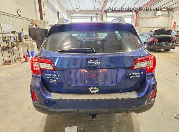 4S4BSANC7H3322555 2017 SUBARU OUTBACK Blue Widok z tyłu