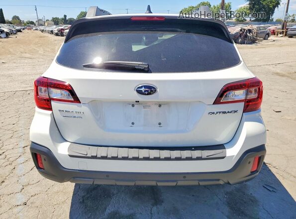 4S4BSANC7J3244252 2018 SUBARU OUTBACK Белый Вид сзади