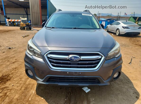 4S4BSANC7K3360312 2019 SUBARU OUTBACK Gray წინა ხედი