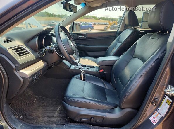 4S4BSANC7K3360312 2019 SUBARU OUTBACK Gray წინა სალონის ხედი
