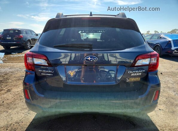 4S4BSANC8G3312535 2016 SUBARU OUTBACK Gray Widok z tyłu