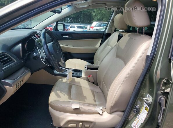 4S4BSANC8G3356115 2016 SUBARU OUTBACK Green Front interior view