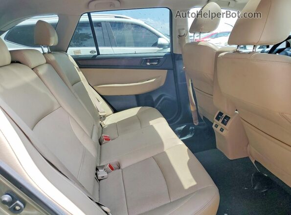4S4BSANC8G3356115 2016 SUBARU OUTBACK Green Rear seats view