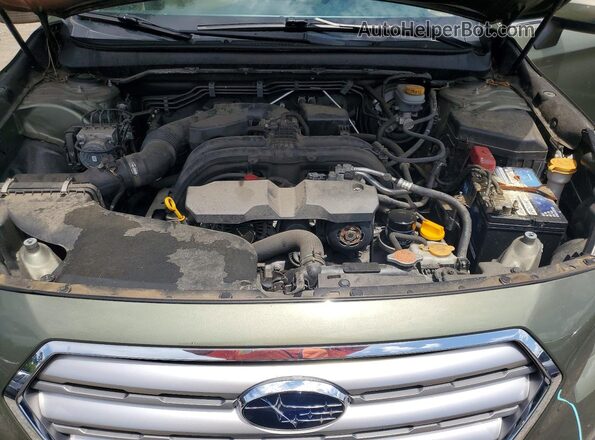 4S4BSANC8G3356115 2016 SUBARU OUTBACK Green Rear interior view