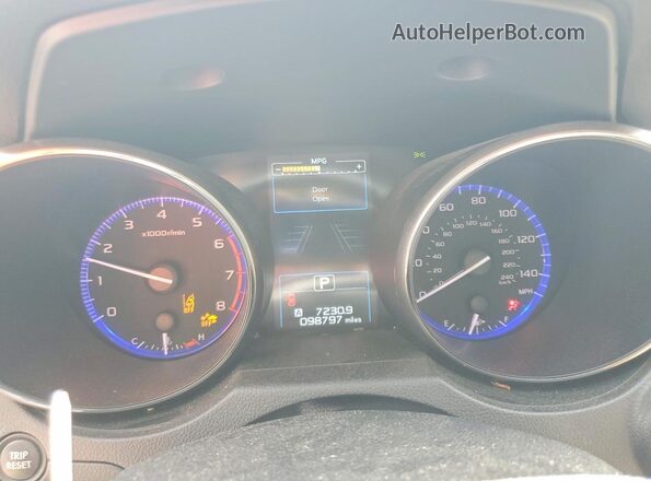 4S4BSANC8G3356115 2016 SUBARU OUTBACK Green Instrument cluster view