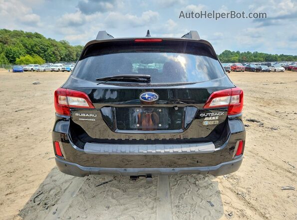 4S4BSANC8H3300810 2017 SUBARU OUTBACK Черный Вид сзади