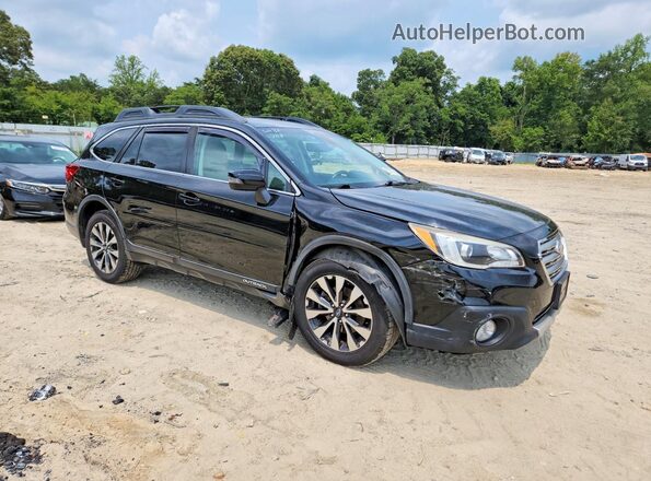 4S4BSANC8H3300810 2017 SUBARU OUTBACK Черный Передняя правая четверть