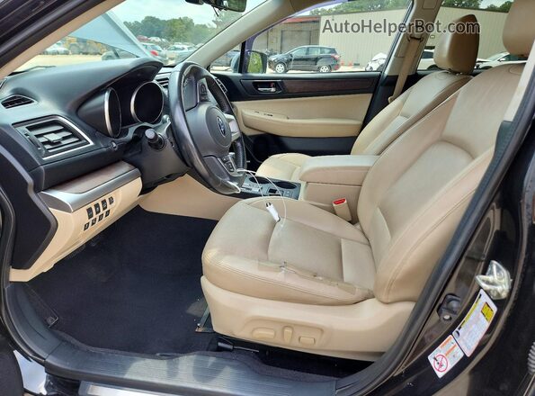 4S4BSANC8H3300810 2017 SUBARU OUTBACK Черный Вид салона спереди