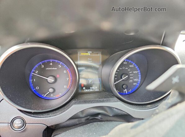 4S4BSANC8H3300810 2017 SUBARU OUTBACK Черный Вид щитка приборов