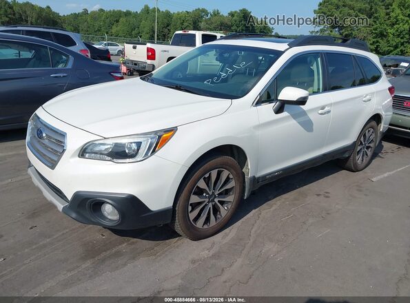 4S4BSANC8H3312746 2017 SUBARU OUTBACK White Առջևի ձախ երեք քառորդ տեսարան