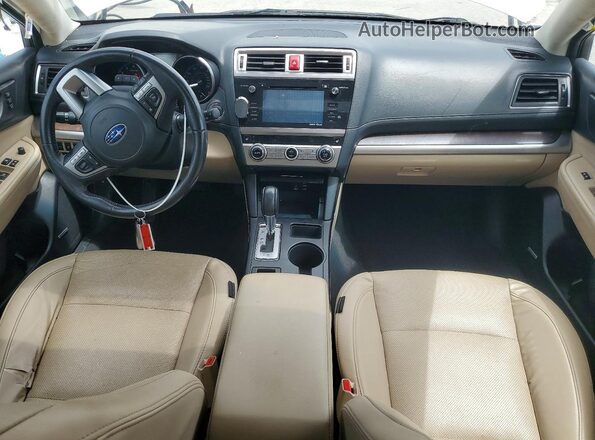 4S4BSANC8H3326582 2017 SUBARU OUTBACK White Առջևի վահանակի տեսք